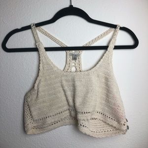 ecote cropped knit top